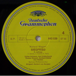 Richard Wagner, Berliner Philharmoniker, Herbert von Karajan – Siegfried 5LP BOX