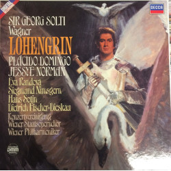 Richard Wagner - Sir Georg Solti, Placido Domingo, Jessye Norman ‎– Lohengrin 4LP BOX