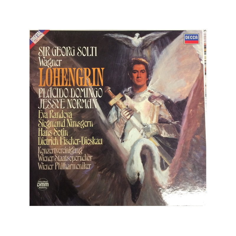 Richard Wagner - Sir Georg Solti, Placido Domingo, Jessye Norman – Lohengrin 4LP BOX Richard Wagner - Sir Georg Solti, Placido Domingo, Jessye Norman – Lohengrin 4LP BOX
