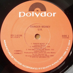 UK ‎– Danger Money