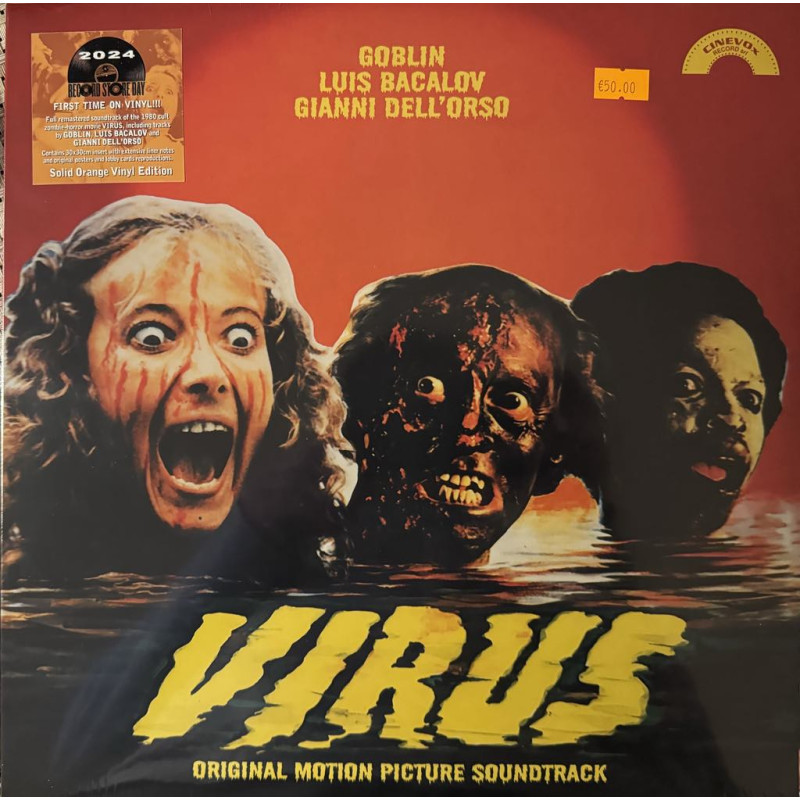 Goblin, Luis Bacalov And Gianni Dell'Orso – Virus (Original Motion Picture Soundtrack) Coloured RSD 2024 Goblin, Luis Bacalov And Gianni Dell'Orso – Virus (Original Motion Picture Soundtrack) Coloured RSD 2024