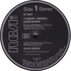 David Bowie – "Heroes" / Takeoff - Heroes