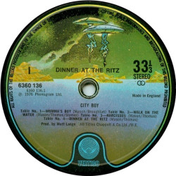 City Boy – Dinner At The Ritz