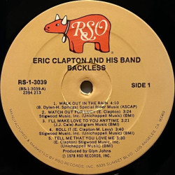 Eric Clapton ‎– Backless